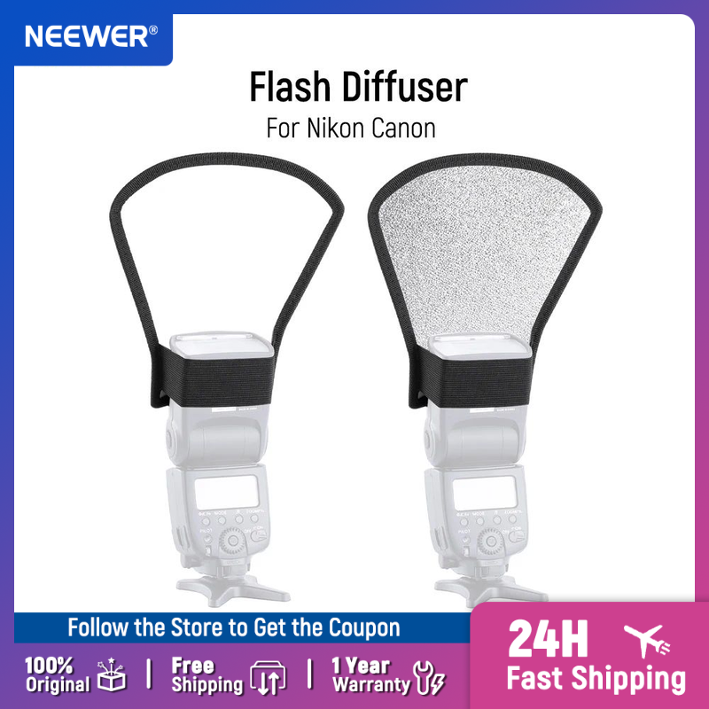 Tasmota Flash Tool - Neewer Flash Diffuser Perak/Putih Reflektor untuk