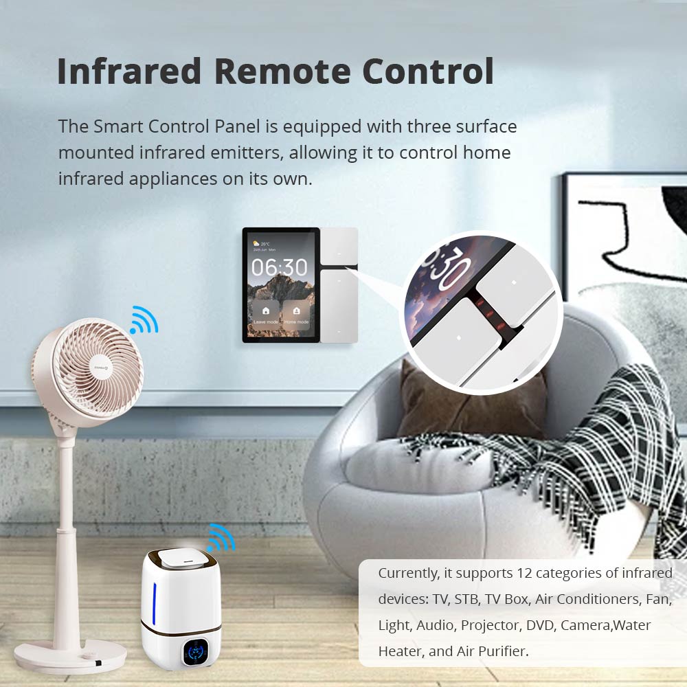 Panel Kontrol Pusat Pintar WiF - Matter Hub Thread ulasan dan harga