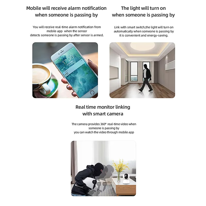 Sensor Gerak PIR Cerdas WiFi Z - Home Automation Ideas ulasan dan harga