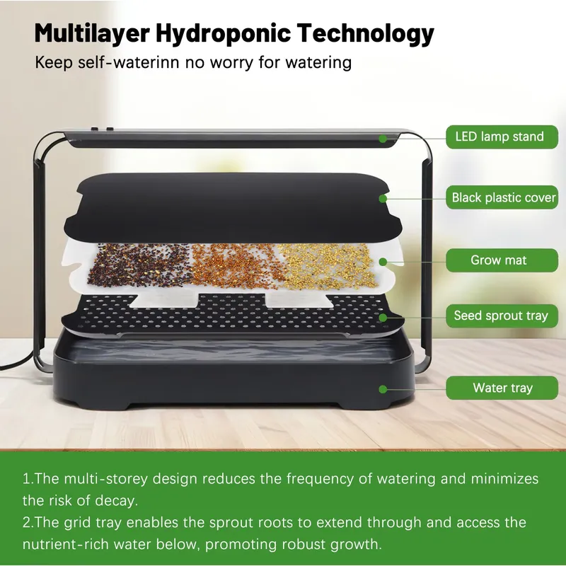 Sistem Penanaman Mikrogreen Ru - Home Automation System Design ulasan dan harga