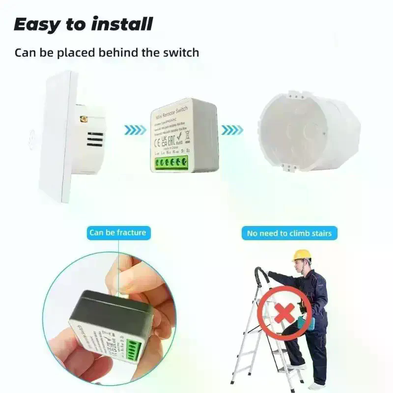 Sakelar Pintar RF 433 MHz Mini - Diy Home Automation Controller ulasan dan harga